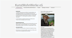 Desktop Screenshot of kunstwohnwerke.de