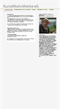 Mobile Screenshot of kunstwohnwerke.de